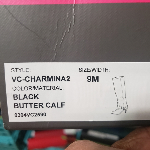 Women's Black Vince Camuto  Boots - Picture 7 of 7